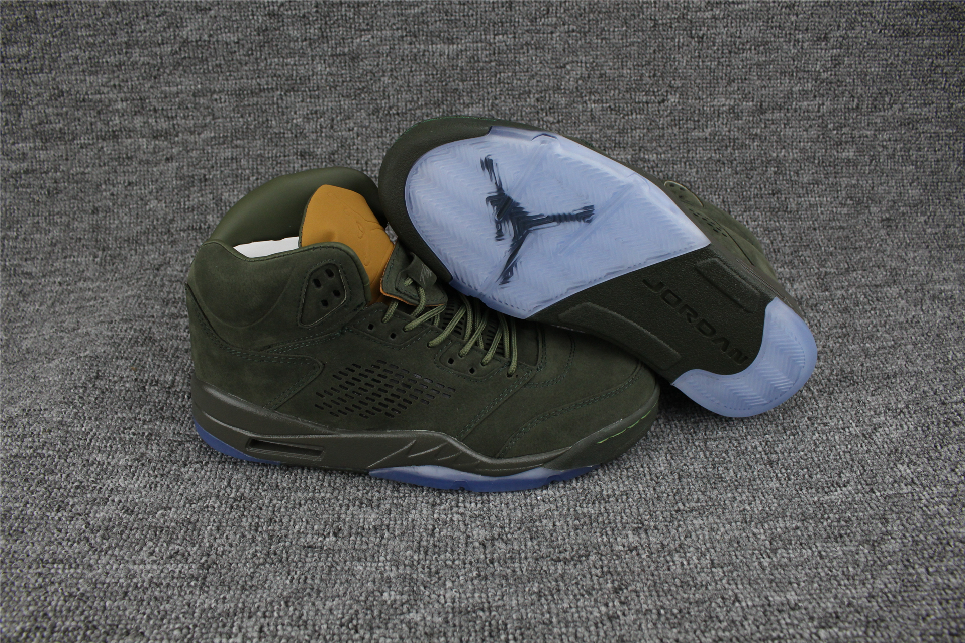 Air Jordan 5 PRM Take Flight Green Yellow Shoes